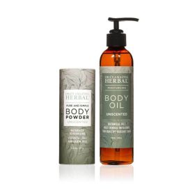 After Shower Powder and Oil Set, Unscented (size: Travel Size)